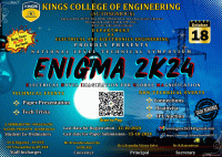 ENIGMA 2K24 Technical Symposium Poster